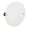 Croydex Metra Flexi Fix Round Tilt Mirror - Chrome
