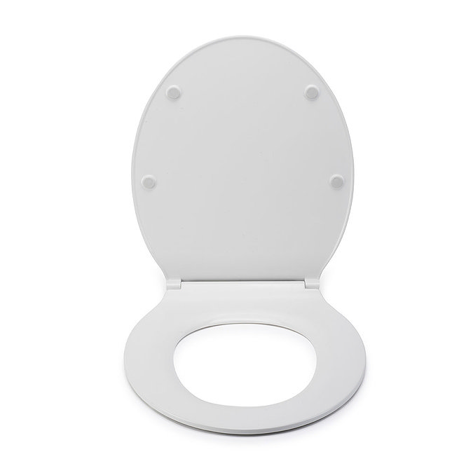 Croydex Flexi-Fix Victoria White Anti-Bacterial Toilet Seat - WL601322H  Profile Large Image