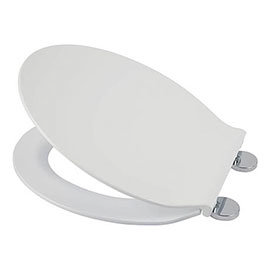 Croydex Flexi-Fix Victoria White Anti-Bacterial Toilet Seat - WL601322H Medium Image