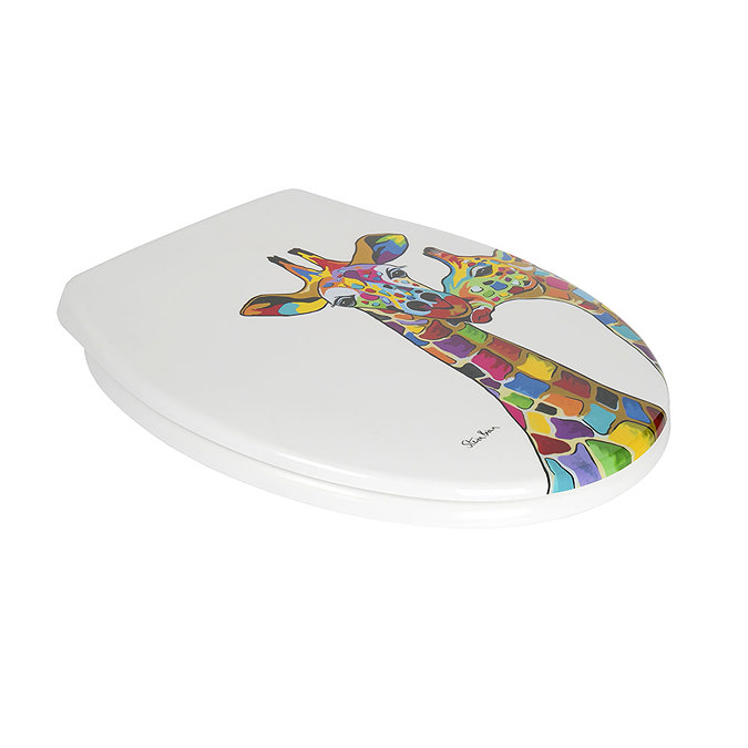 Croydex Francie & Josie Flexi-Fix Toilet Seat by Steven Brown Art - WL604122  Profile Large Image