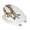 Croydex Francie & Josie Flexi-Fix Toilet Seat by Steven Brown Art - WL604122  additional Large Image