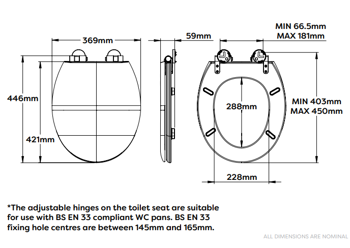 Croydex Fraser White Anti-Bacterial Toilet Seat with Soft Close and Quick Release