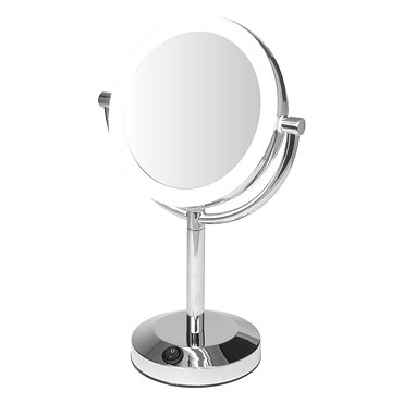 Croydex - Free Standing Double Sided Circular Illuminated Vanity Mirror - MM700900 Profile Large Image