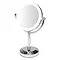 Croydex - Free Standing Double Sided Circular Illuminated Vanity Mirror - MM700900 Large Image