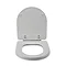 Croydex Garda D-Shape White Flexi-Fix Toilet Seat with Soft Close and Quick Release - WL600922H  Fea