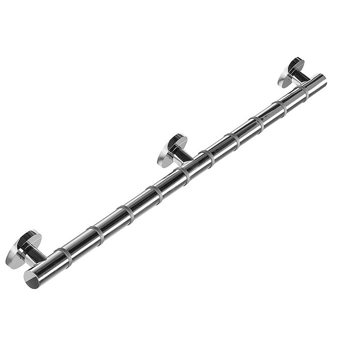 Croydex Grab N Grip 890mm Support Rail Grab Bar - Chrome - AP530841 Large Image