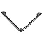 Croydex Grab N Grip L-Shaped 480mm Rail Grab Bar - Chrome - AP531041  Profile Large Image