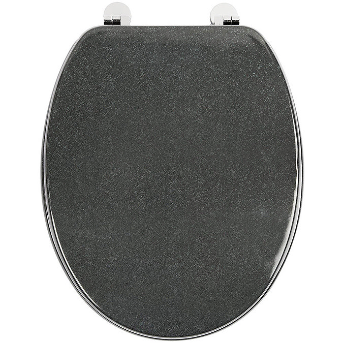 Croydex Granite Effect Moulded Wood Toilet Seat - WL532431  Profile Large Image