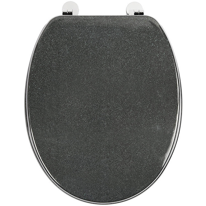 Croydex Granite Effect Moulded Wood Toilet Seat - WL532431 Profile Large Image