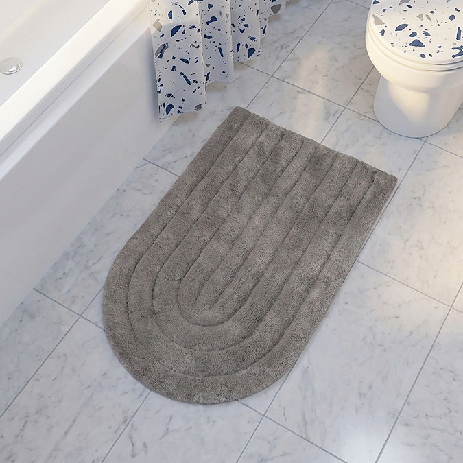 Croydex Grey Arched Bath Mat
