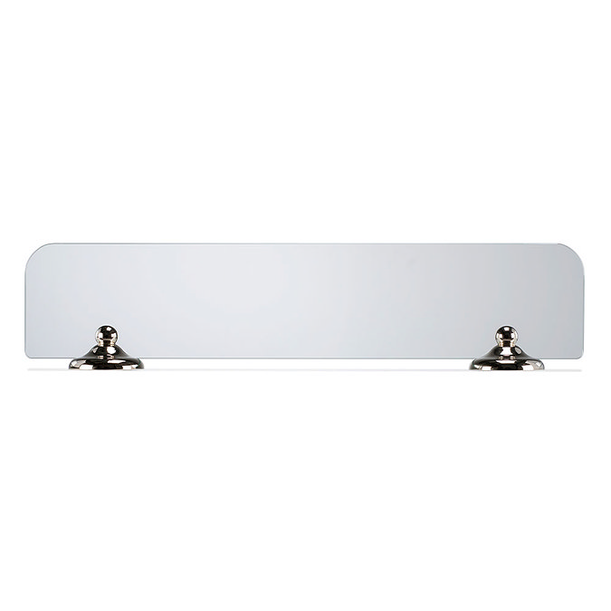 Croydex Grosvenor Flexi-Fix Glass Shelf - Gold - QM701403  Standard Large Image