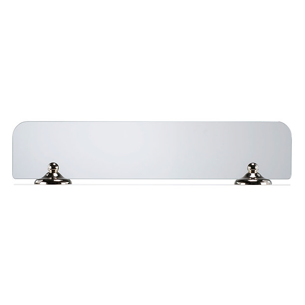 Croydex Grosvenor Flexi-Fix Glass Shelf - Gold - QM701403  Standard Large Image