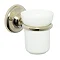 Croydex Grosvenor Flexi-Fix Tumbler & Holder - Gold - QM701803 Large Image