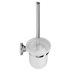 Croydex - Hampstead Toilet Brush & Holder - Chrome - QM642441 Large Image