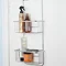Croydex Hanging Double Storage Basket - Chrome Plated  Feature Large Image