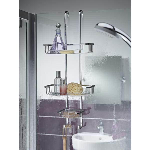 Croydex Hanging Shower Cubicle Tidy - 3 Tier  Profile Large Image