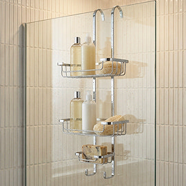 Croydex Hanging Shower Cubicle Tidy - 3 Tier