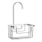 Croydex Hanging Shower Riser Rail Caddy - Chrome Plated Profile Large Image