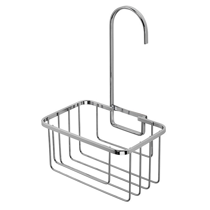 Croydex Hanging Shower Riser Rail Caddy - Chrome Plated  Feature Large Image
