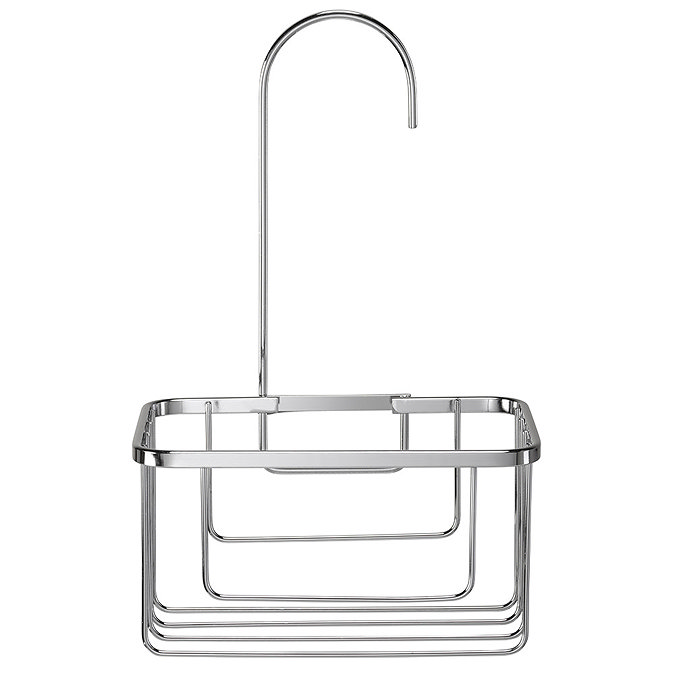 Croydex Hanging Shower Riser Rail Caddy - Chrome Plated  Standard Large Image