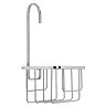 Croydex Hanging Shower Riser Rail Caddy - Chrome Plated  In Bathroom Large Image