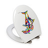 Croydex Hannah McWave Flexi-Fix Toilet Seat by Steven Brown Art - WL604222H  Profile Large Image