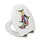 Croydex Hannah McWave Flexi-Fix Toilet Seat by Steven Brown Art - WL604222H  Profile Large Image