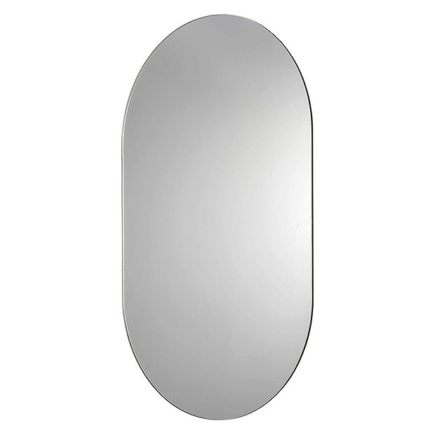 Croydex Harrop Hang N Lock Rounded Rectangle Mirror 650 x 400mm - MM701300  In Bathroom Large Image