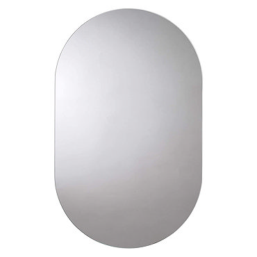 Croydex Harrop Hang N Lock Rounded Rectangle Mirror 650 x 400mm - MM701300  Profile Large Image