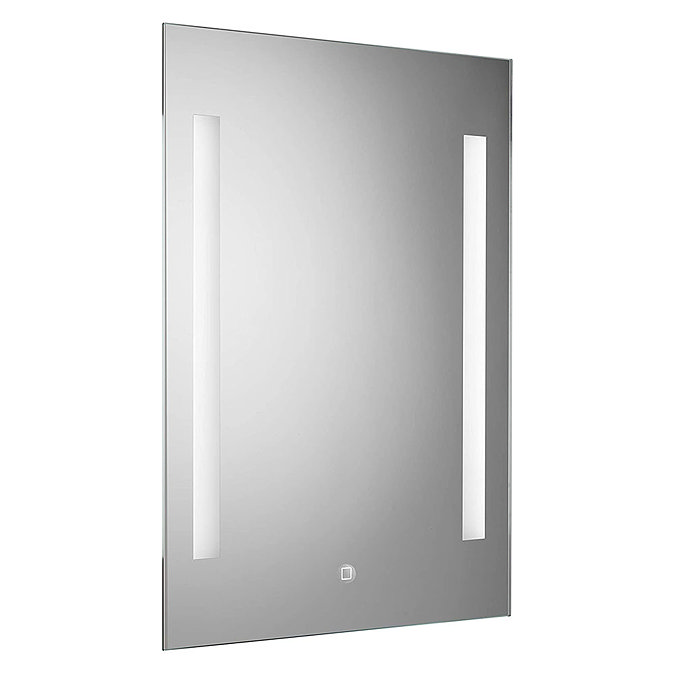 Croydex Henbury Hang N Lock Illuminated Mirror with Demister Pad 700 x 500mm - MM720300E  In Bathroom Large Image