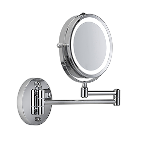 Illuminated shaving mirror on sale wall mounted