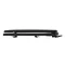 Croydex Iseo Black D-Shaped Flexi-Fix Toilet Seat with Soft Close and Quick Release - WL610321H Pro