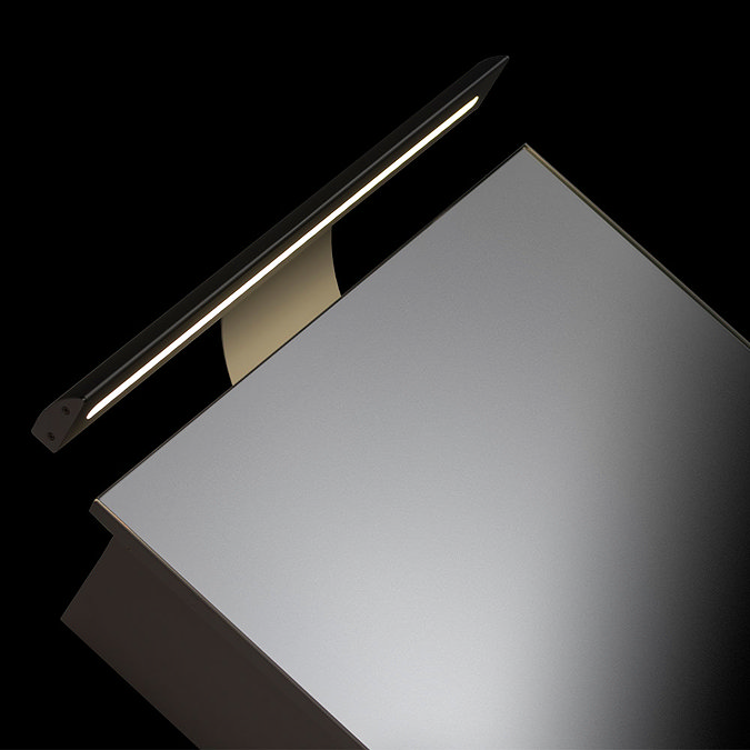 Croydex Jefferson Hang N Lock Single Door Illuminated Mirror Cabinet with Shaver Socket 700 x 400mm - WC147769E additional Large Image