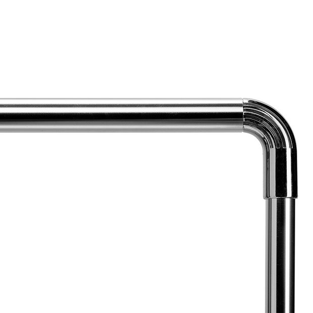 Croydex L Shaped Telescopic Shower Cubicle Rod - Chrome - AD103000  Feature Large Image