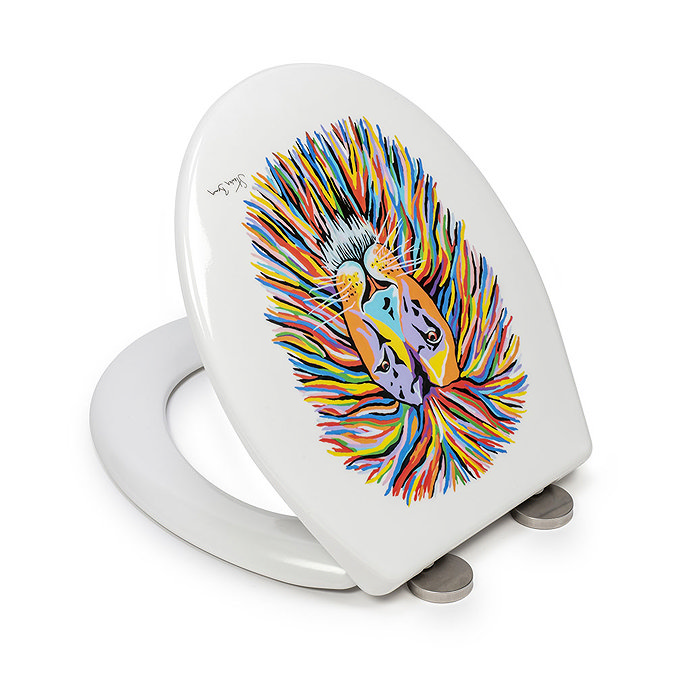 Croydex Lewis McZoo Flexi-Fix Toilet Seat by Steven Brown Art - WL604322H  Standard Large Image