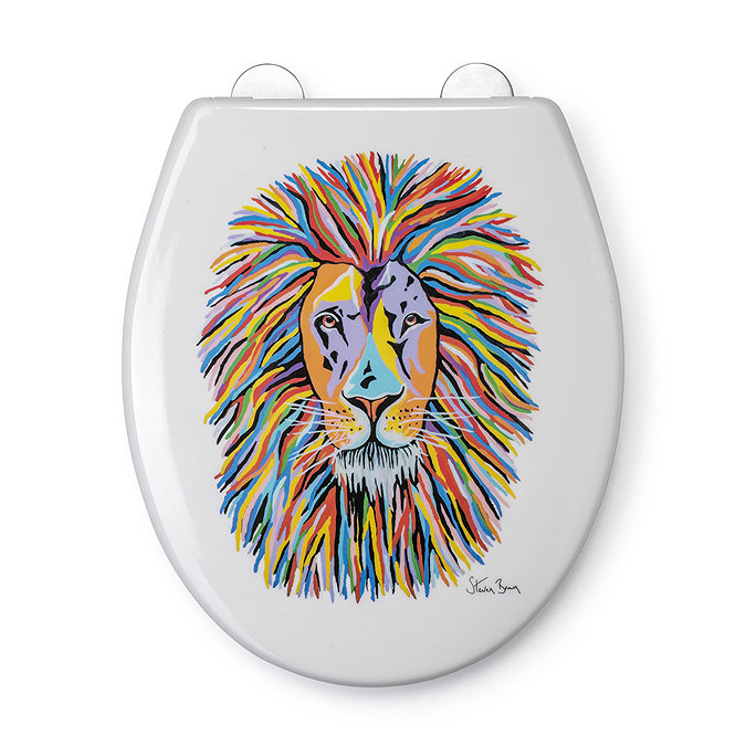 Croydex Lewis McZoo Flexi-Fix Toilet Seat by Steven Brown Art