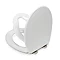 Croydex Lomond Stick 'n' Lock Family Toilet Seat - WL112222H Large Image