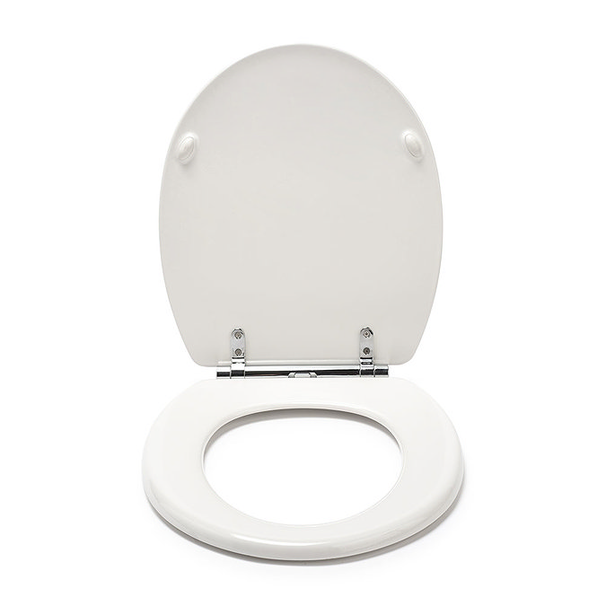 Croydex Lugano White Flexi-Fix Toilet Seat with Soft Close and Quick Release - WL601022H  Feature La