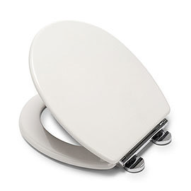 Croydex Lugano White Flexi-Fix Toilet Seat with Soft Close and Quick Release - WL601022H Medium Imag