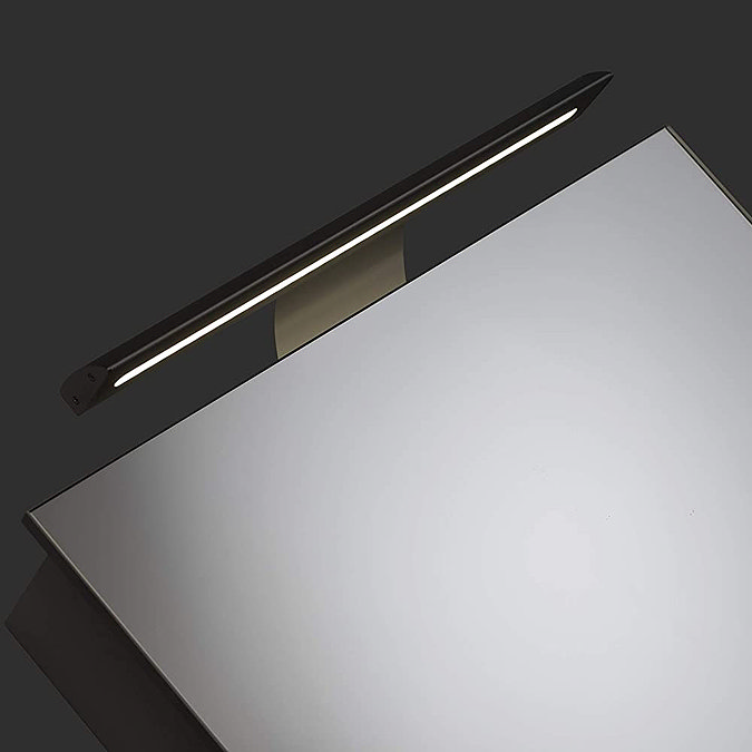 Croydex Madison Hang N Lock Single Door Illuminated Mirror Cabinet with Shaver Socket 700 x 500mm - WC147369E Standard Large Image