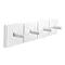 Croydex - Maine Robe Hook - White Pine Wood - WA971722 Large Image