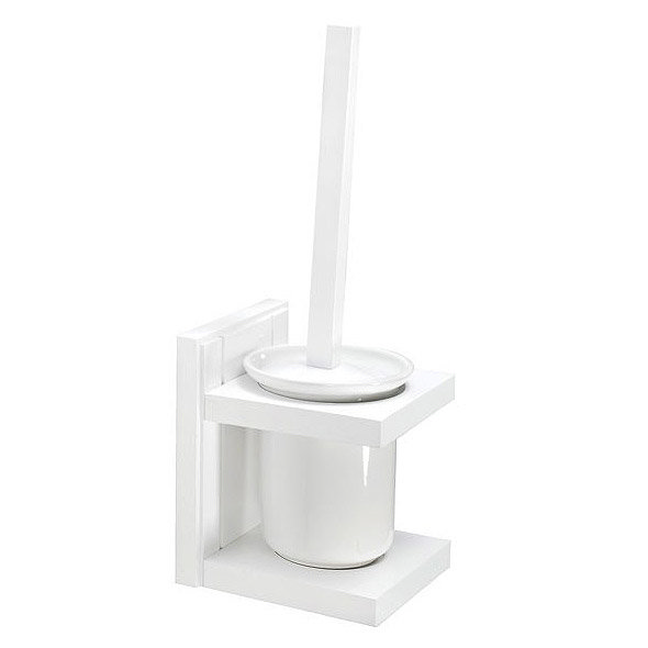 Croydex - Maine Toilet Brush & Holder - White Pine Wood - WA972422 Large Image