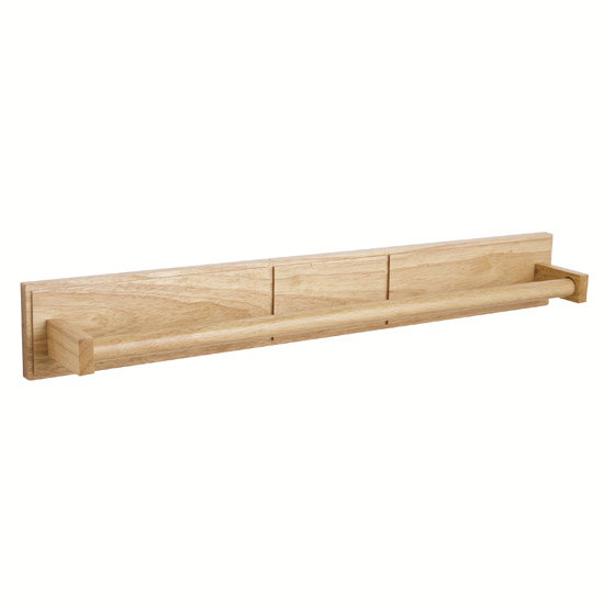 Croydex - Maine Towel Rail - Natural Wood - WA972676 Large Image