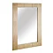 Croydex - Maine Wall Mirror - Natural Wood - WA971076 Large Image