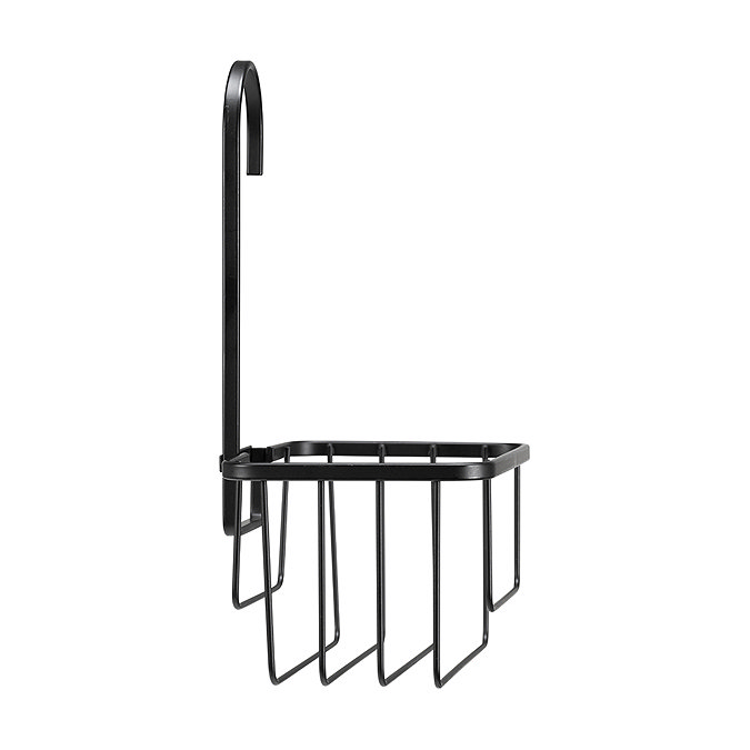 Croydex Matt Black Hook Over Shower Caddy - QM260421  Feature Large Image