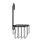 Croydex Matt Black Hook Over Shower Caddy - QM260421  Feature Large Image