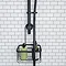 Croydex Matt Black Hook Over Shower Caddy - QM260421 Standard Large Image