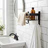 Croydex Matt Black Large Shower Basket