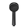 Croydex Matt Black Pressure Boost 1 Function Shower Handset - AM301021  Feature Large Image