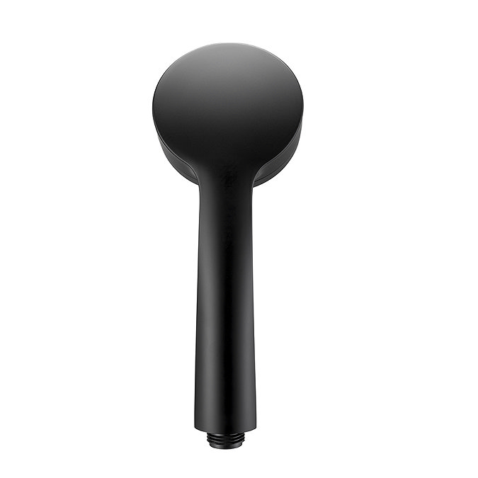Croydex Matt Black Pressure Boost 1 Function Shower Handset - AM301021 In Bathroom Large Image